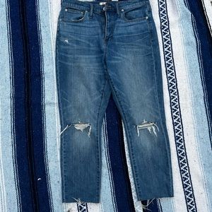Madewell High Rise Slim Boy Jean